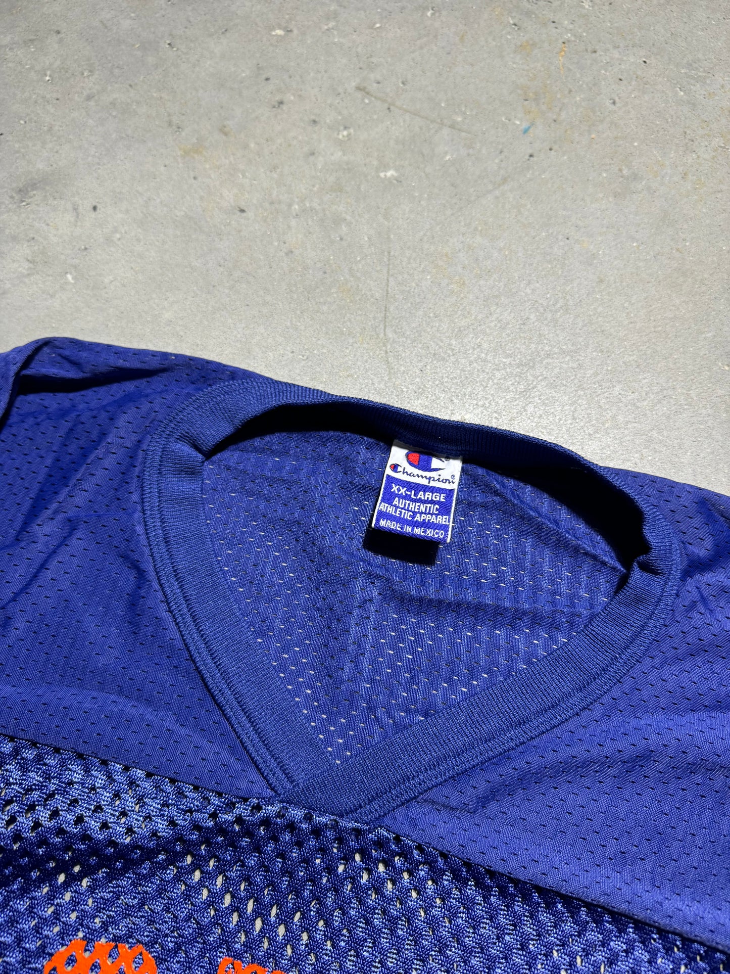 90’s Florida Gators Vintage Blue Champion Mesh College Football Practice Jersey (52/XXL)
