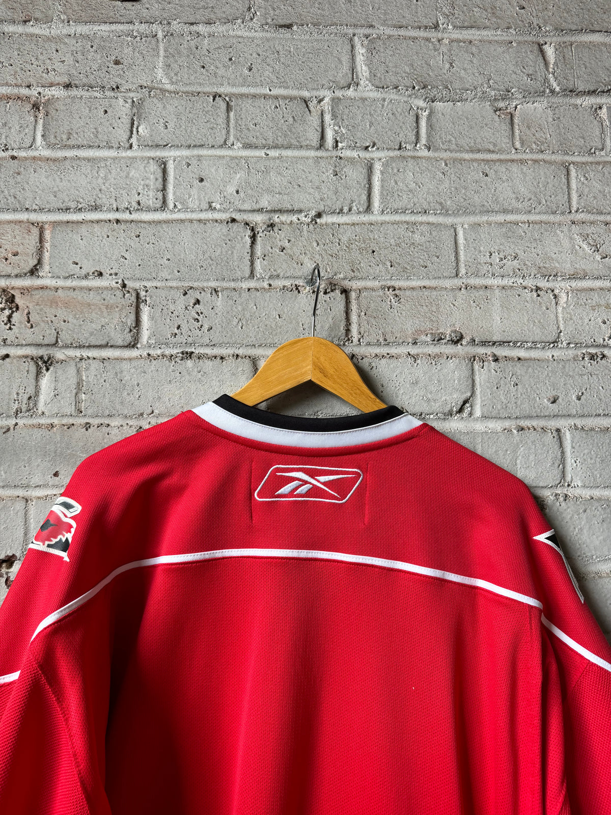 00’s Carolina Hurricanes Vintage Red Reebok Edge Era NHL Hockey Jersey - Deadstock (XXL)
