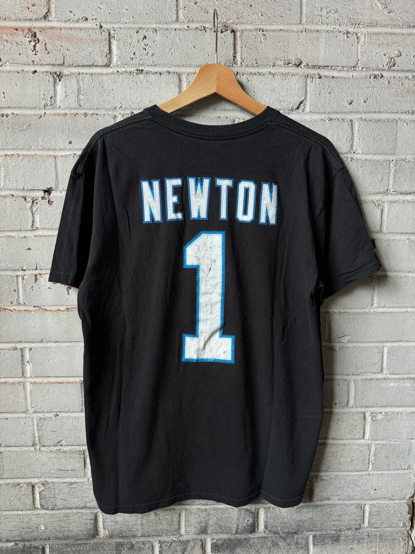 2010’s Carolina Panthers Cam Newton Black NFL Jersey Tee (Medium)