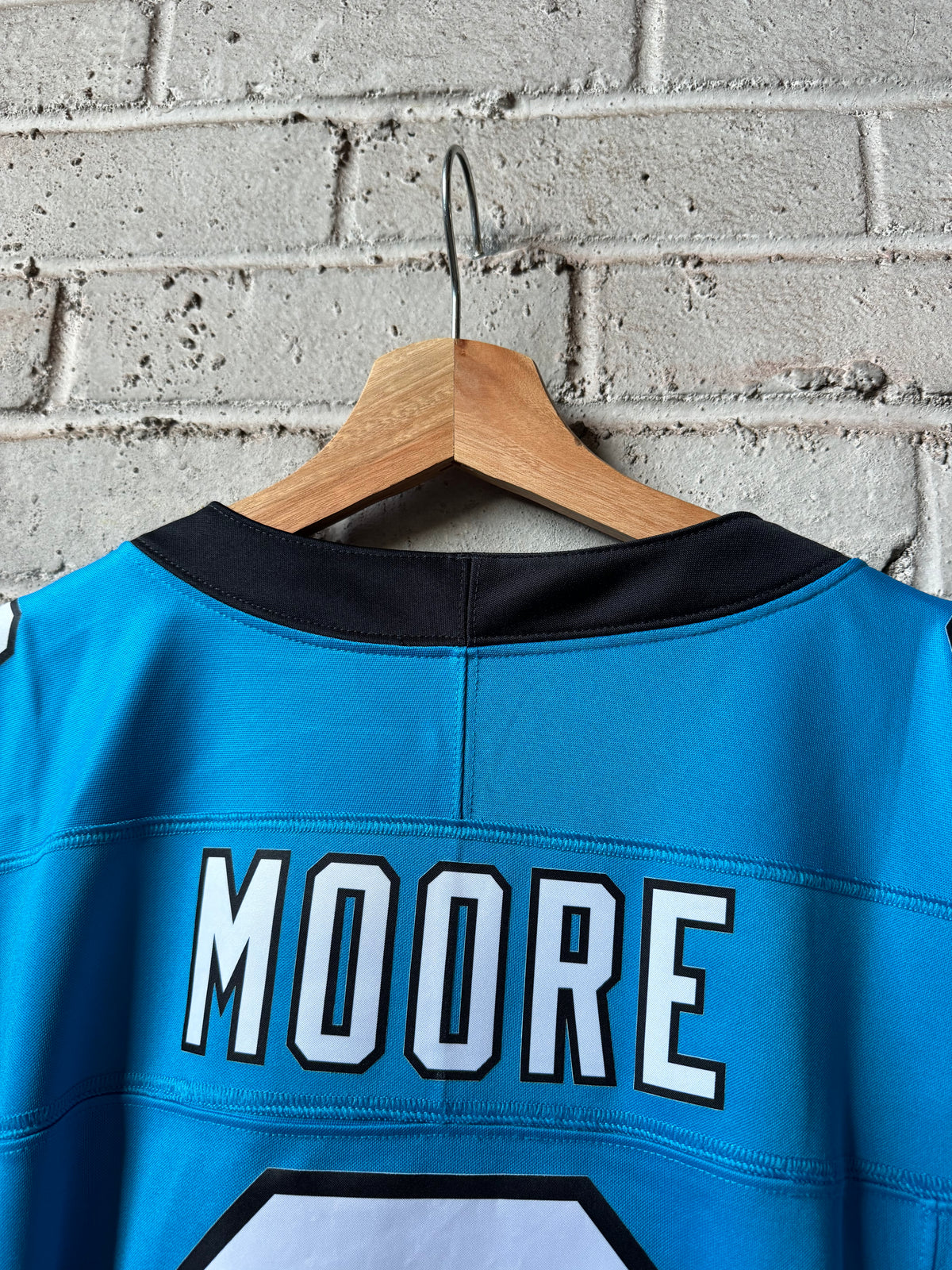 2022 Carolina Panthers D.J. Moore Blue Alternate Nike Vapor Limited Stitched NFL Jersey (XL)