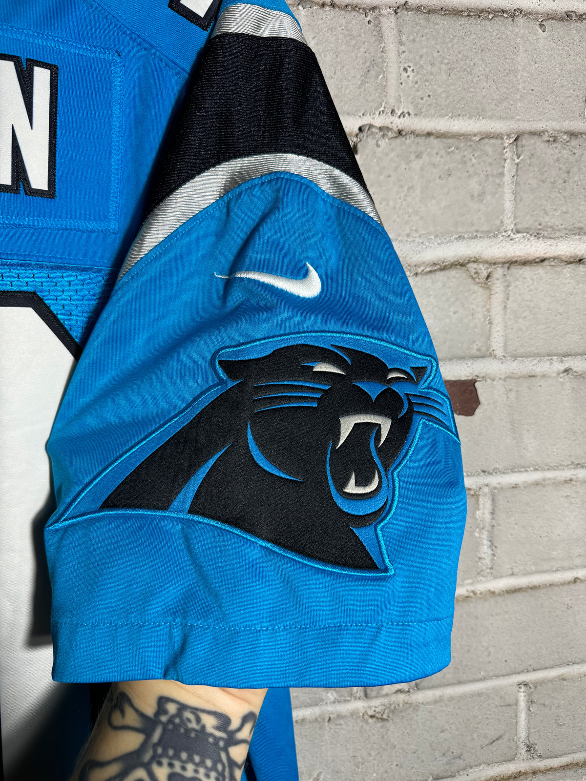 2017 Carolina Panthers Kelvin Benjamin Blue Alternate Nike Vapor Limited Stitched NFL Jersey (Large)
