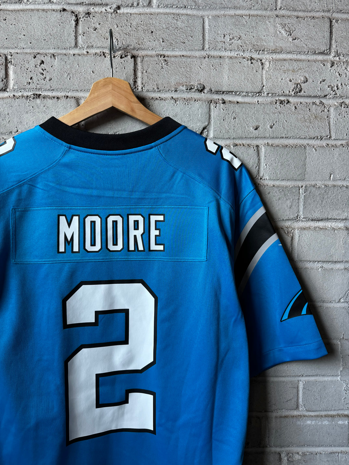 2022 Carolina Panthers D.J. Moore Alternate Blue Nike NFL Game Jersey (XL)
