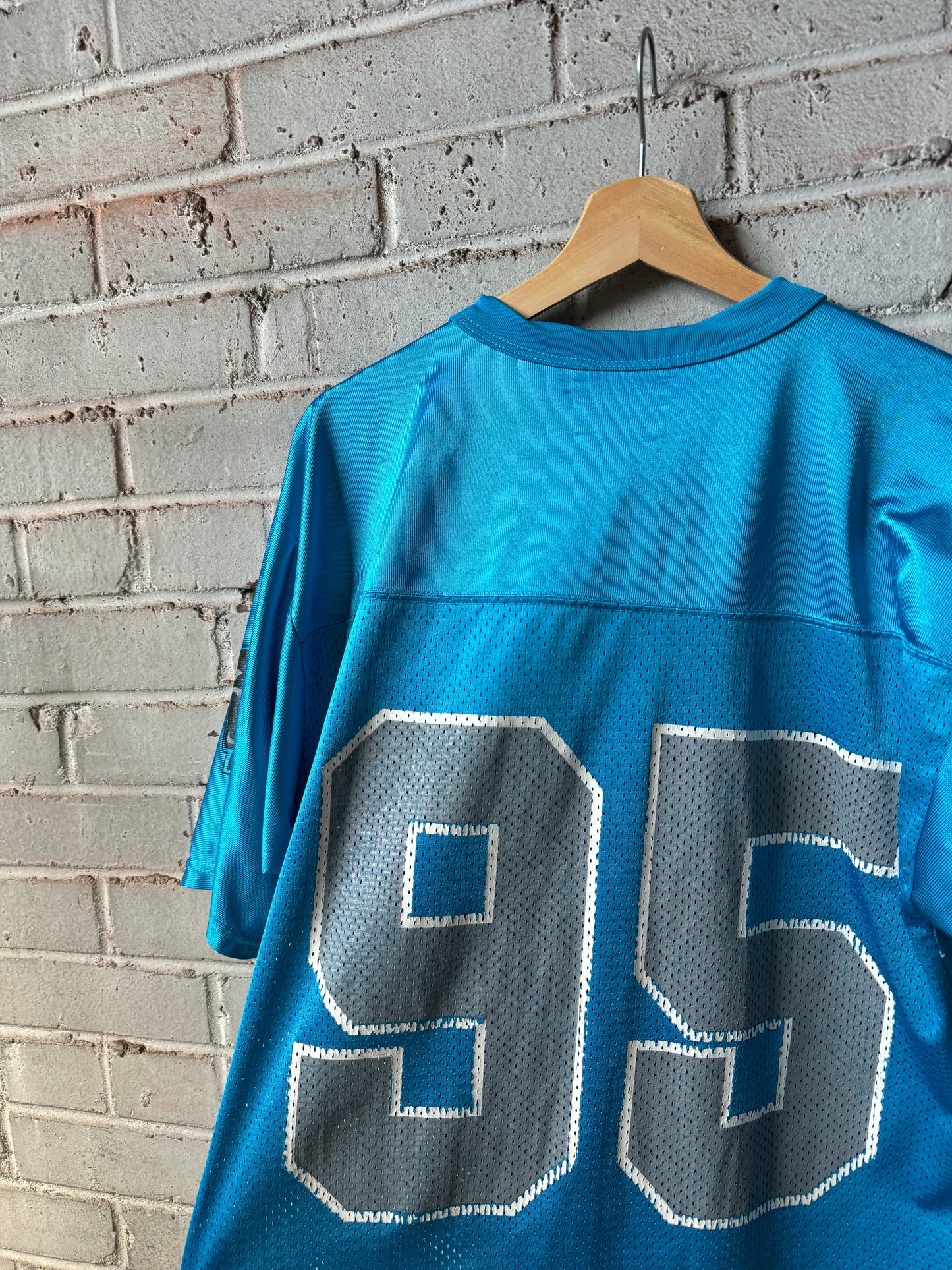 1995 Carolina Panthers Vintage Logo Athletic Blue Inaugural Season NFL Jersey (Medium)