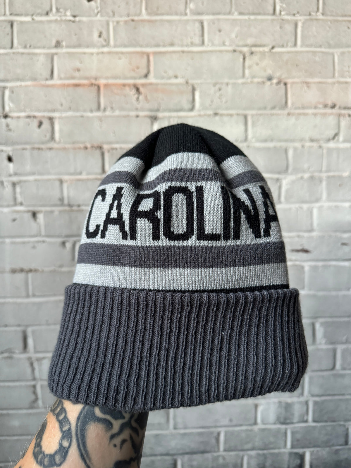 Carolina Panthers New Era Fleece Lined Sideline NFL Beanie (OSFA)