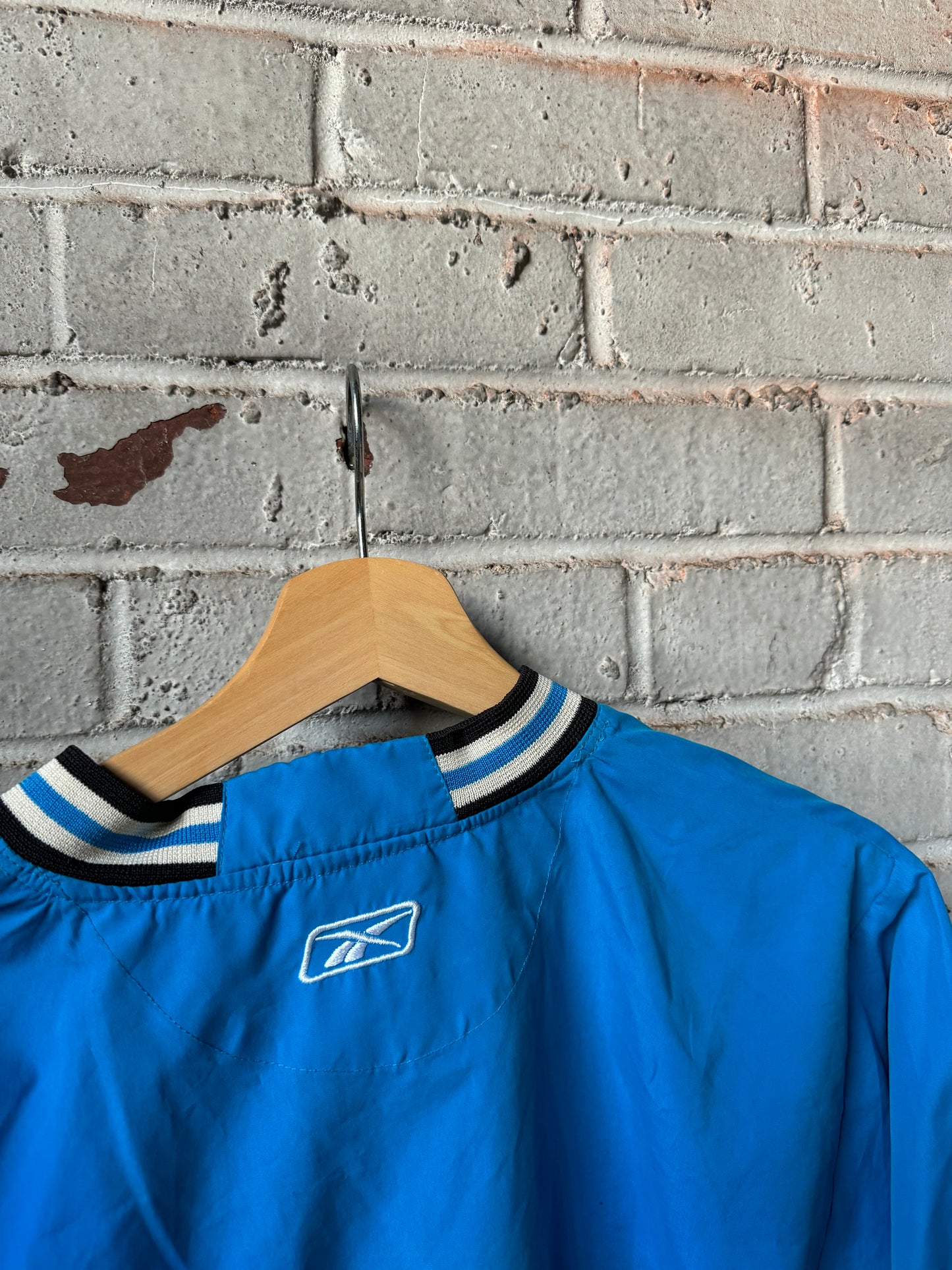 00’s Carolina Panthers Vintage Blue Reebok NFL Pullover (Youth Large)