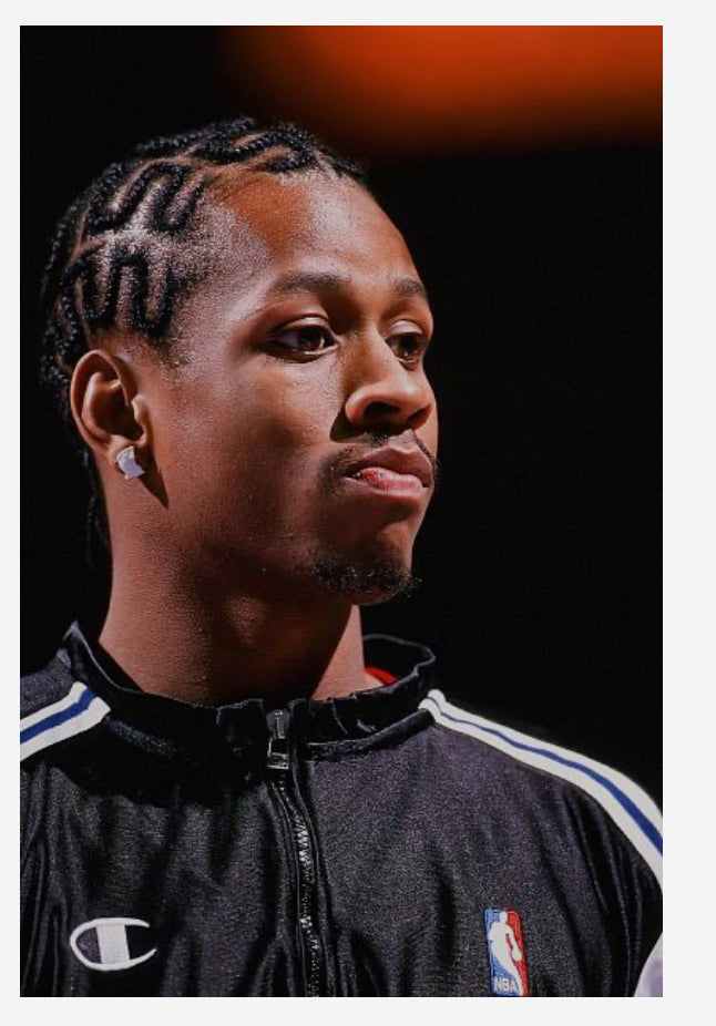 1999/2000 Philadelphia 76ers Vintage Black Authentic Champion NBA Shooting Shirt Warm Up Top - Deadstock (44/Large)