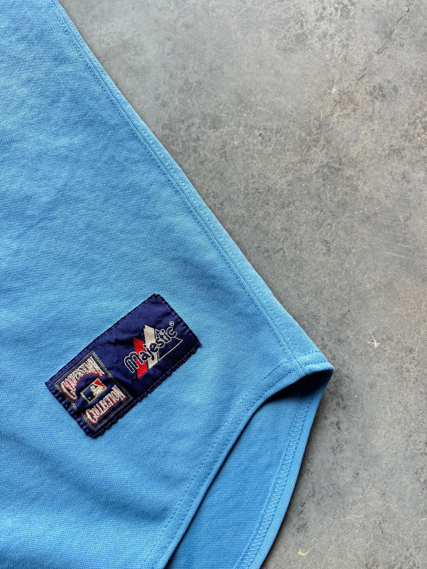 00’s Minnesota Twins Vintage Majestic Light Blue Embroidered MLB Throwback Jersey (XXL)