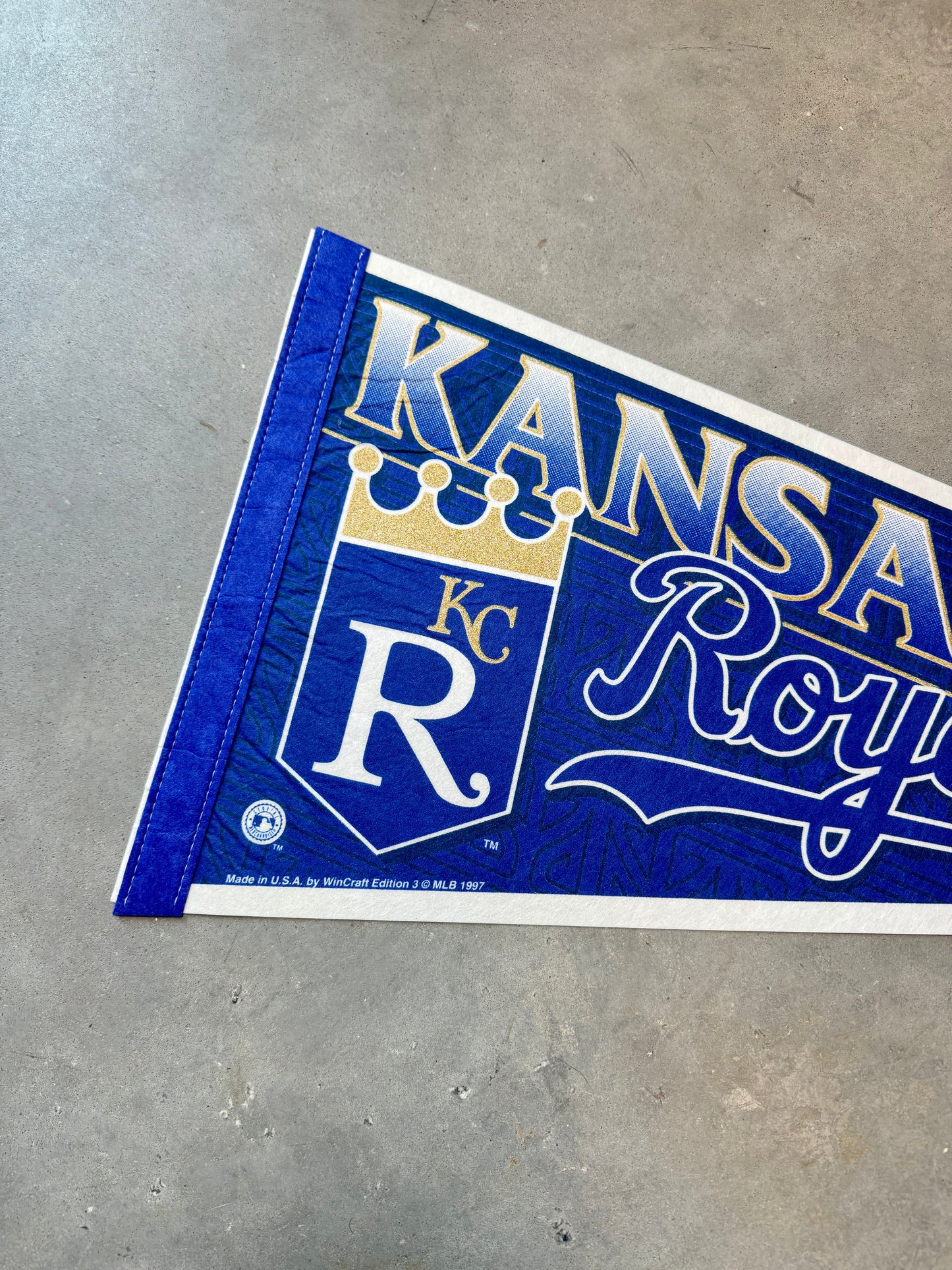 1997 Kansas City Royals Vintage Wincraft MLB Pennant