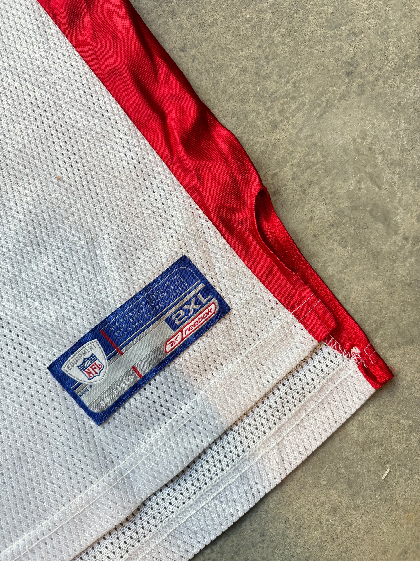 00’s Buffalo Bills Drew Bledsoe Vintage White Reebok NFL Jersey (XXL)