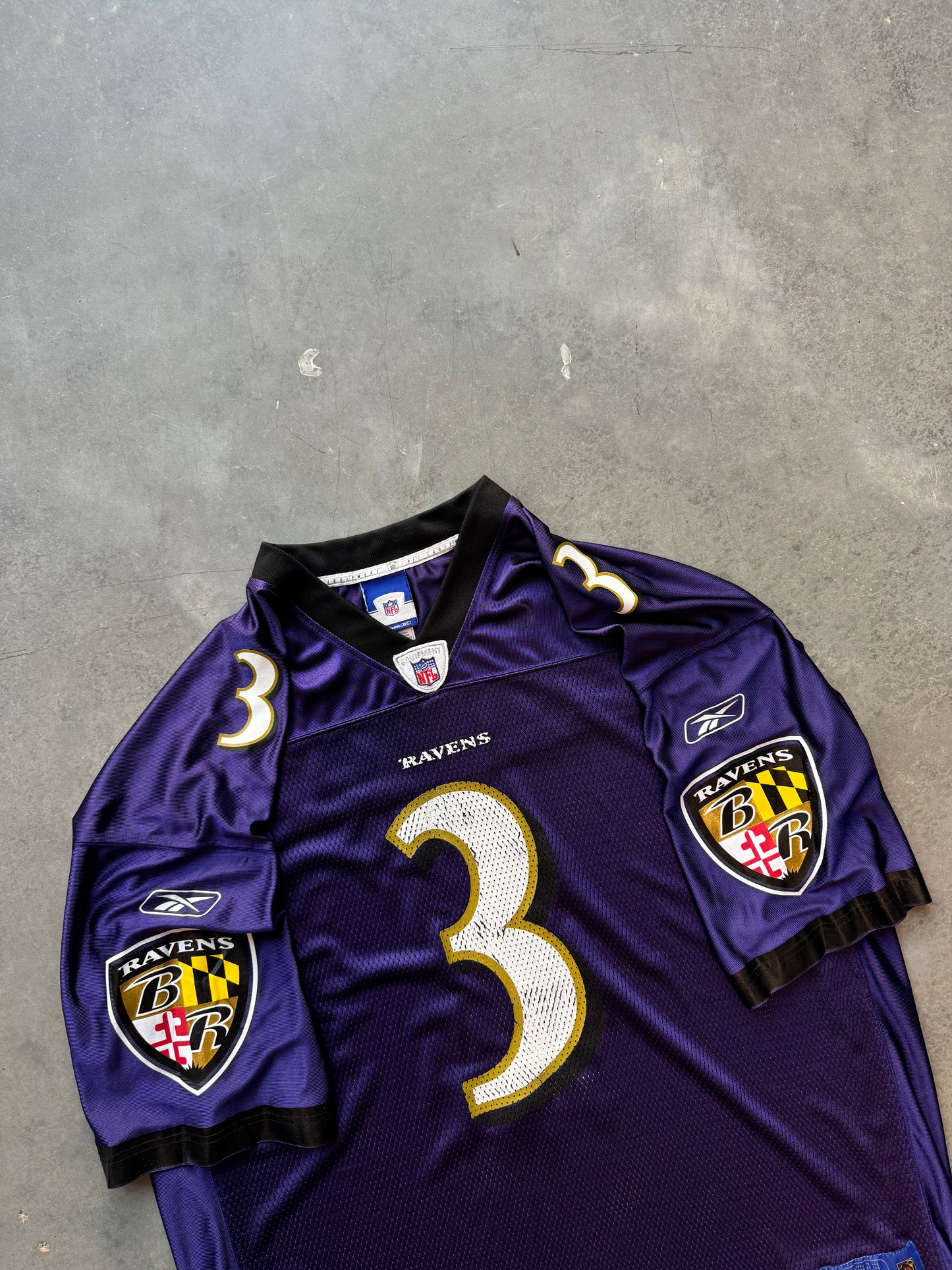 00’s Baltimore Ravens Matt Stover Vintage Purple Reebok NFL Jersey (XL)