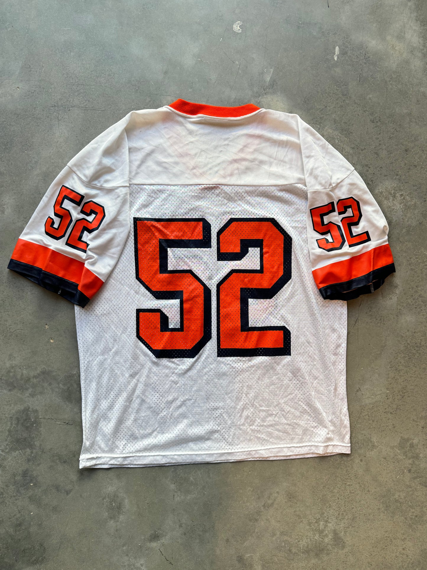 90’s Syracuse Orangemen Vintage White College Football Jersey - Deadstock (Large)