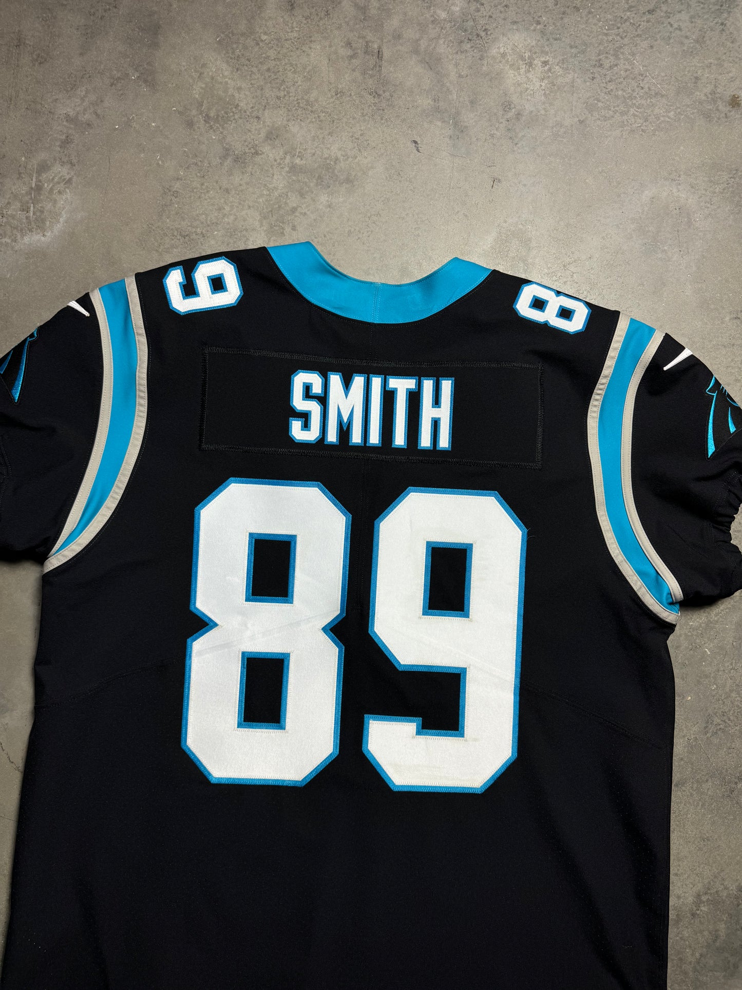 Carolina Panthers Steve Smith Black Nike Vapor F.U.S.E Elite Fully Stitched On Field NFL Jersey (52/XXL)