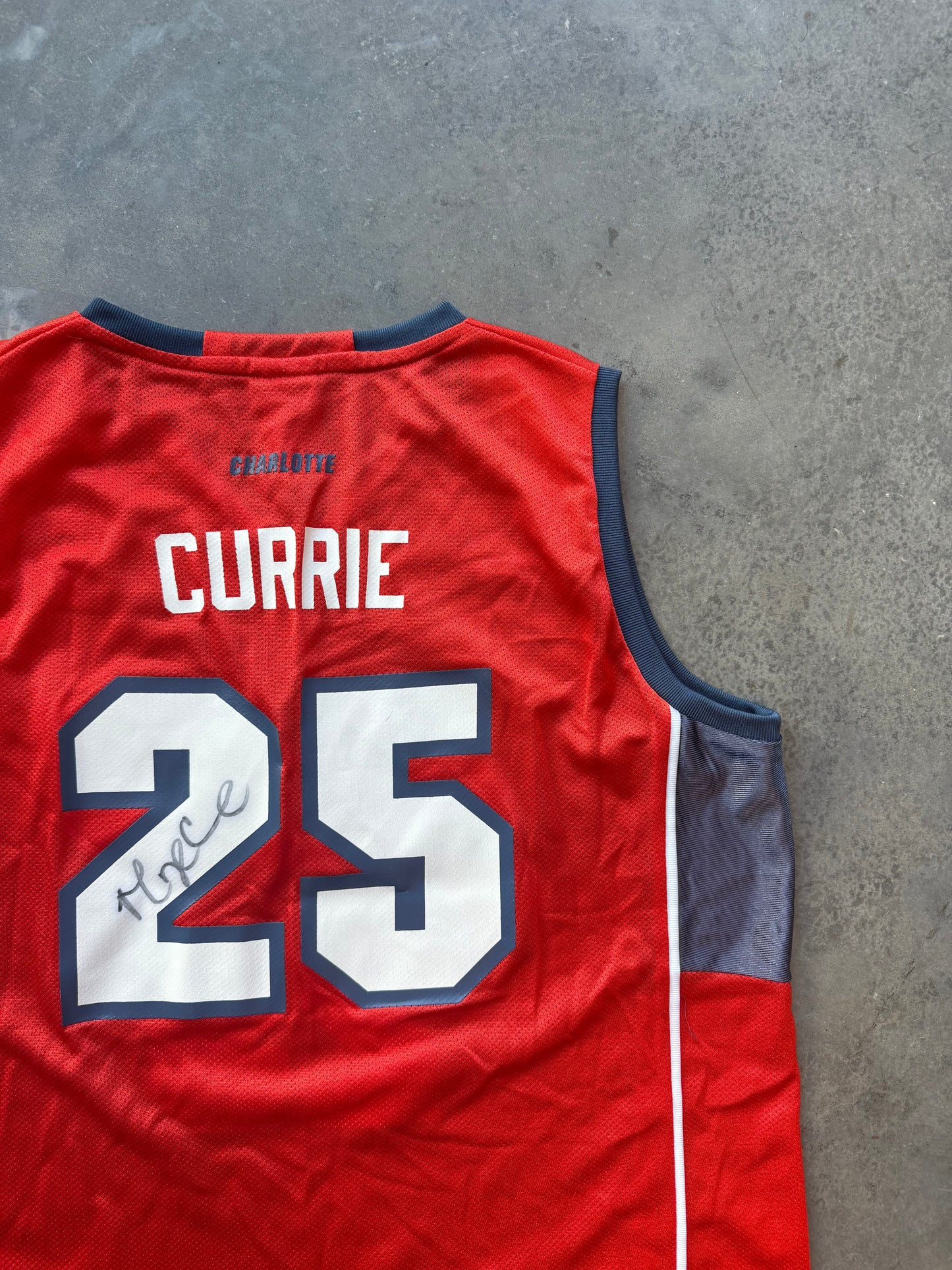 2006 Charlotte Sting Monique Curry Reebok Reebok Orange WNBA Jersey - Signed & Deadstock (Medium)