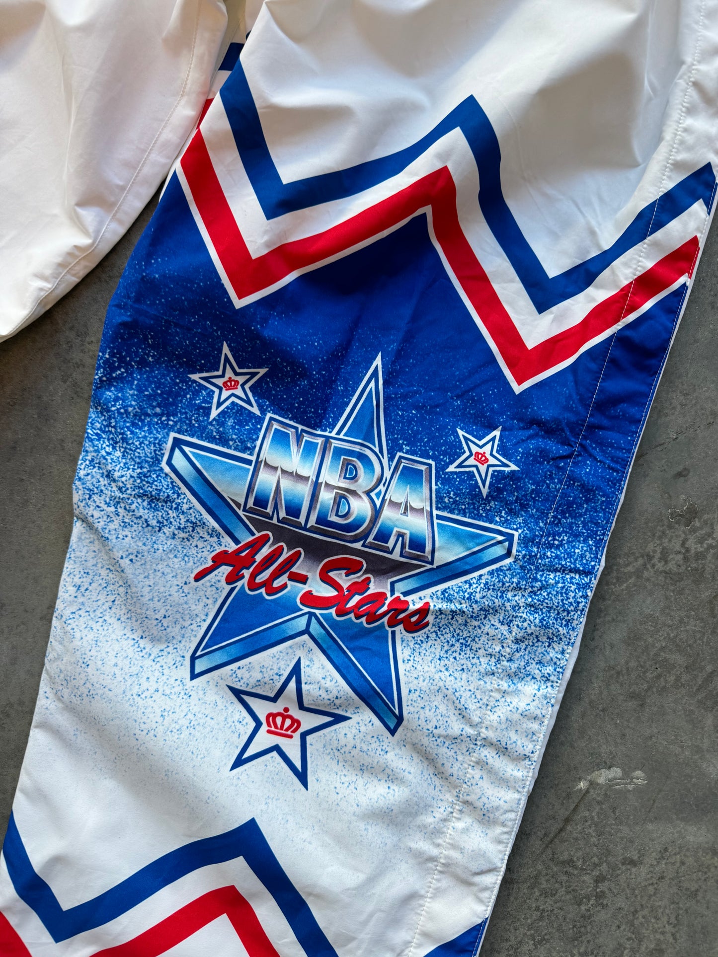 1991 Charlotte NBA All Star Game Mitchell & Ness Retro Tearaway Pants (XXL) - Deadstock