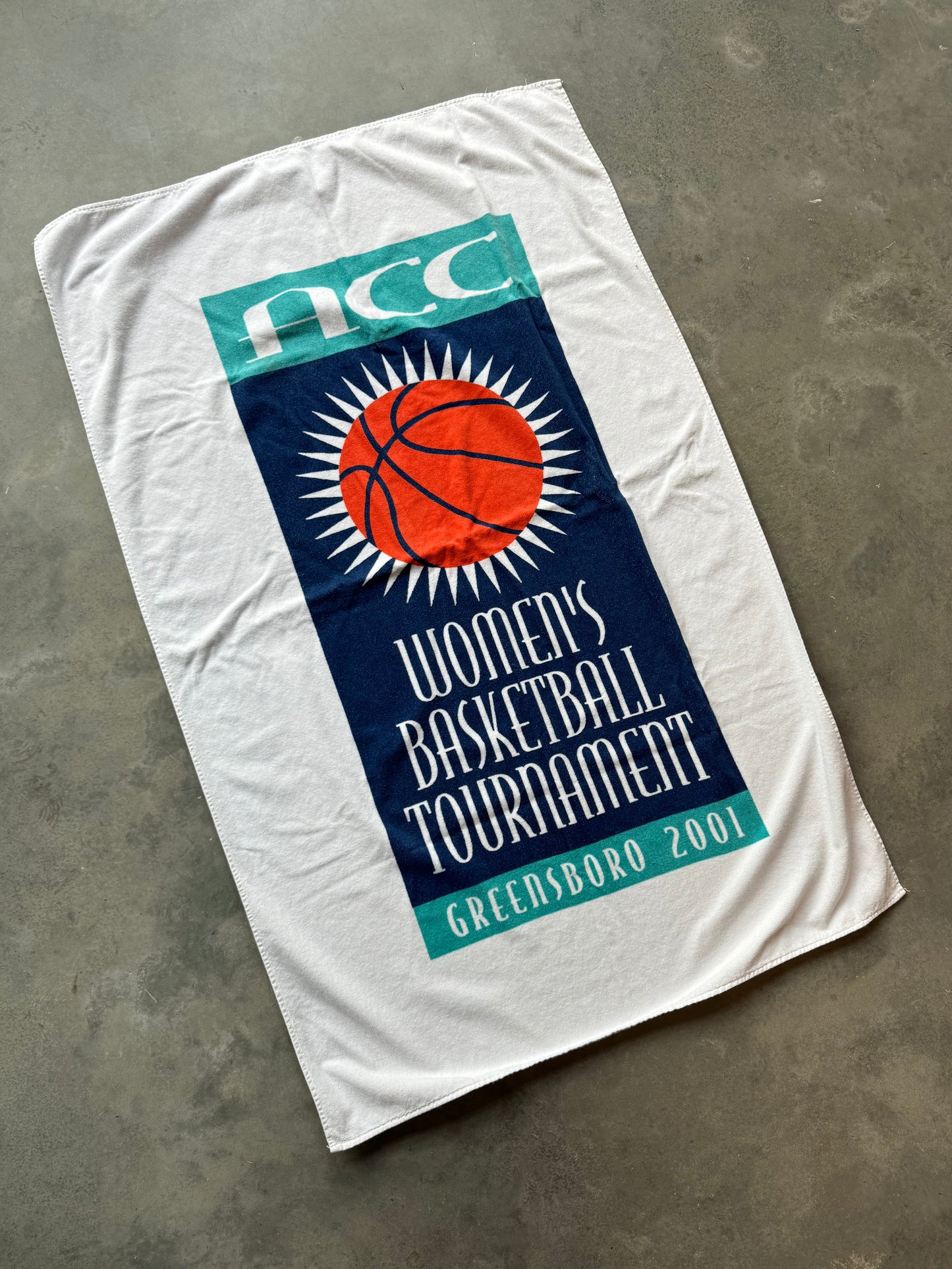 2001 ACC Greensboro Women’s Basketball Tournament Towel