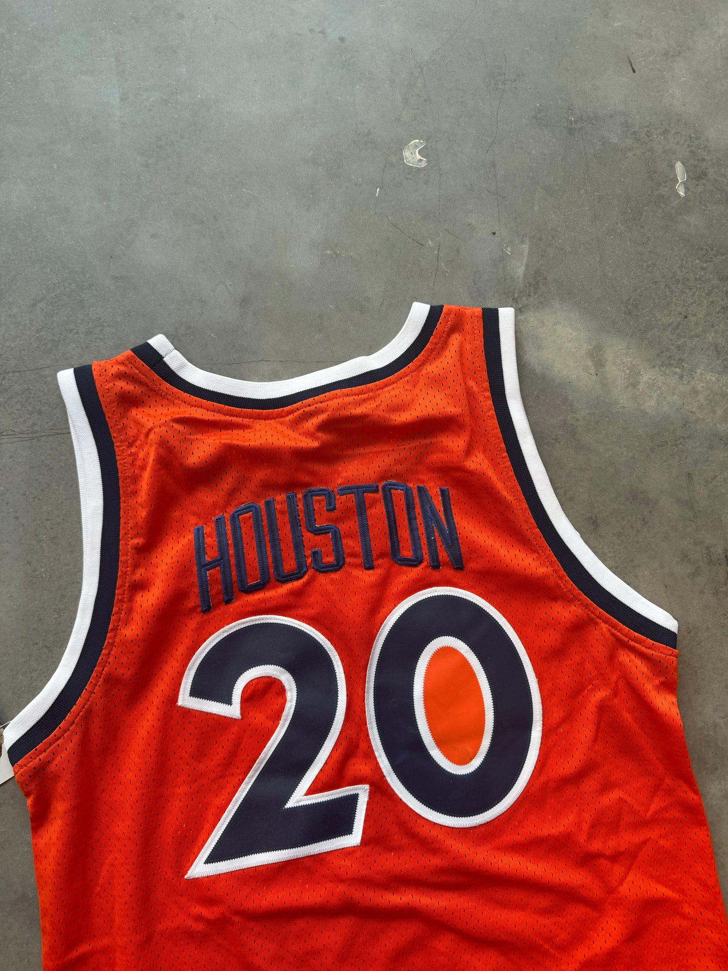 2002 New York Knicks Allan Houston Vintage Orange Nike 1978 Rewind Collection NBA Jersey - Deadstock (Youth Large)