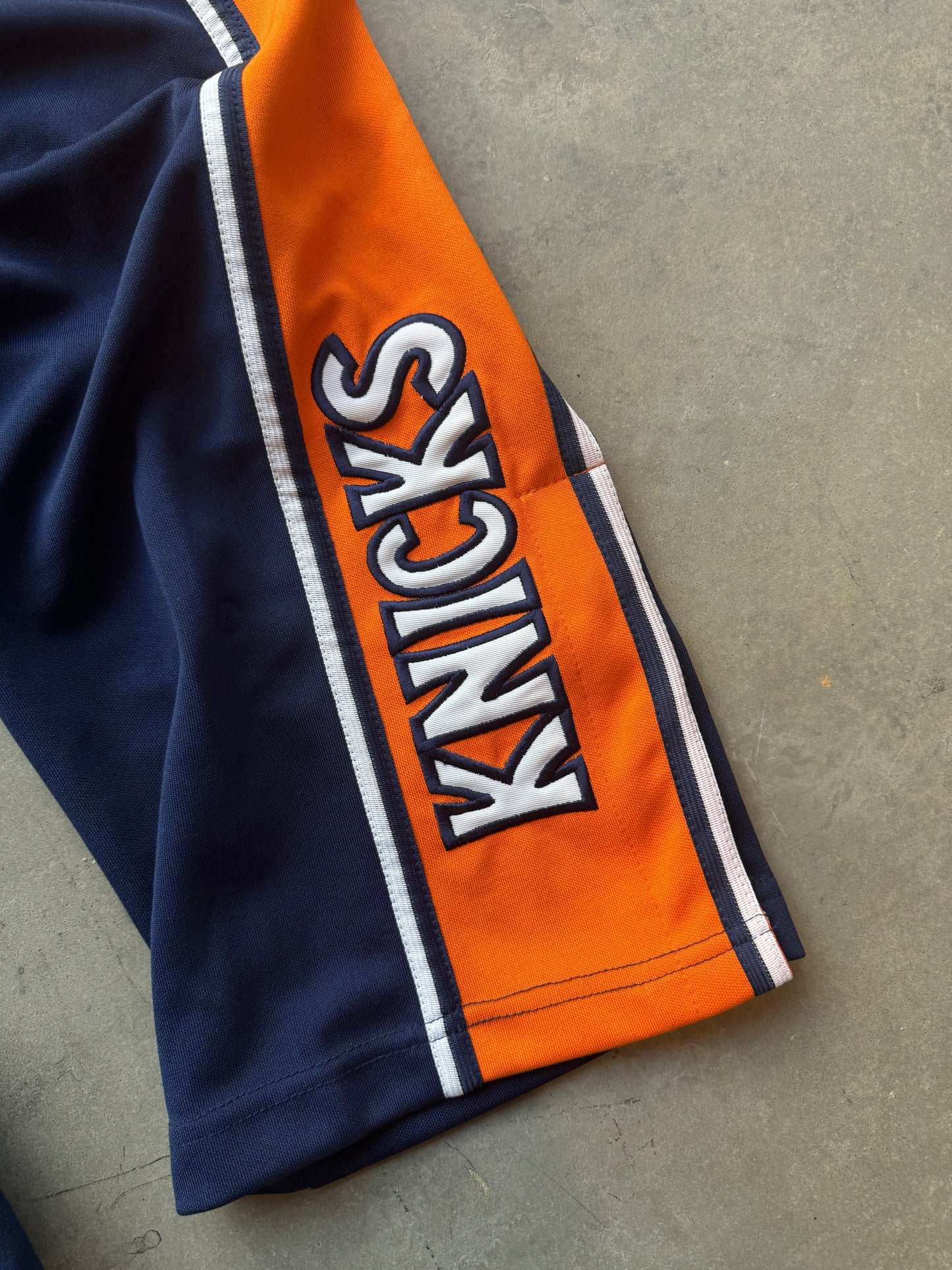 2002 New York Knicks Vintage 1978 Nike Rewind Collection NBA Tearaway Warm Up Pants - Deadstock (Youth Small)