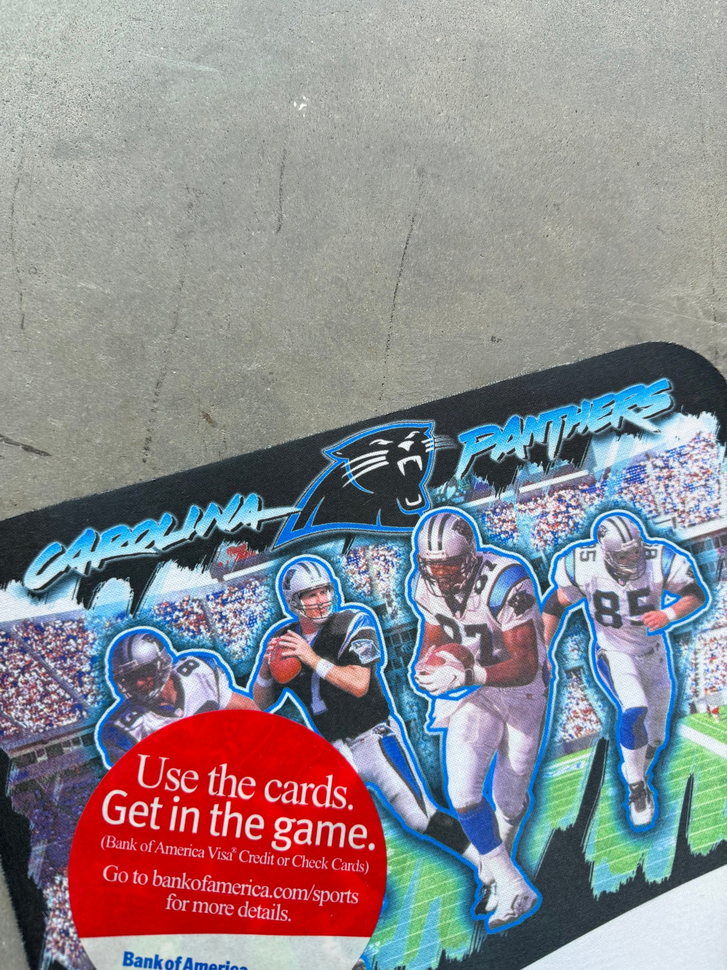 1999 Carolina Panthers x Bank of America Mouse Pad - Brand New