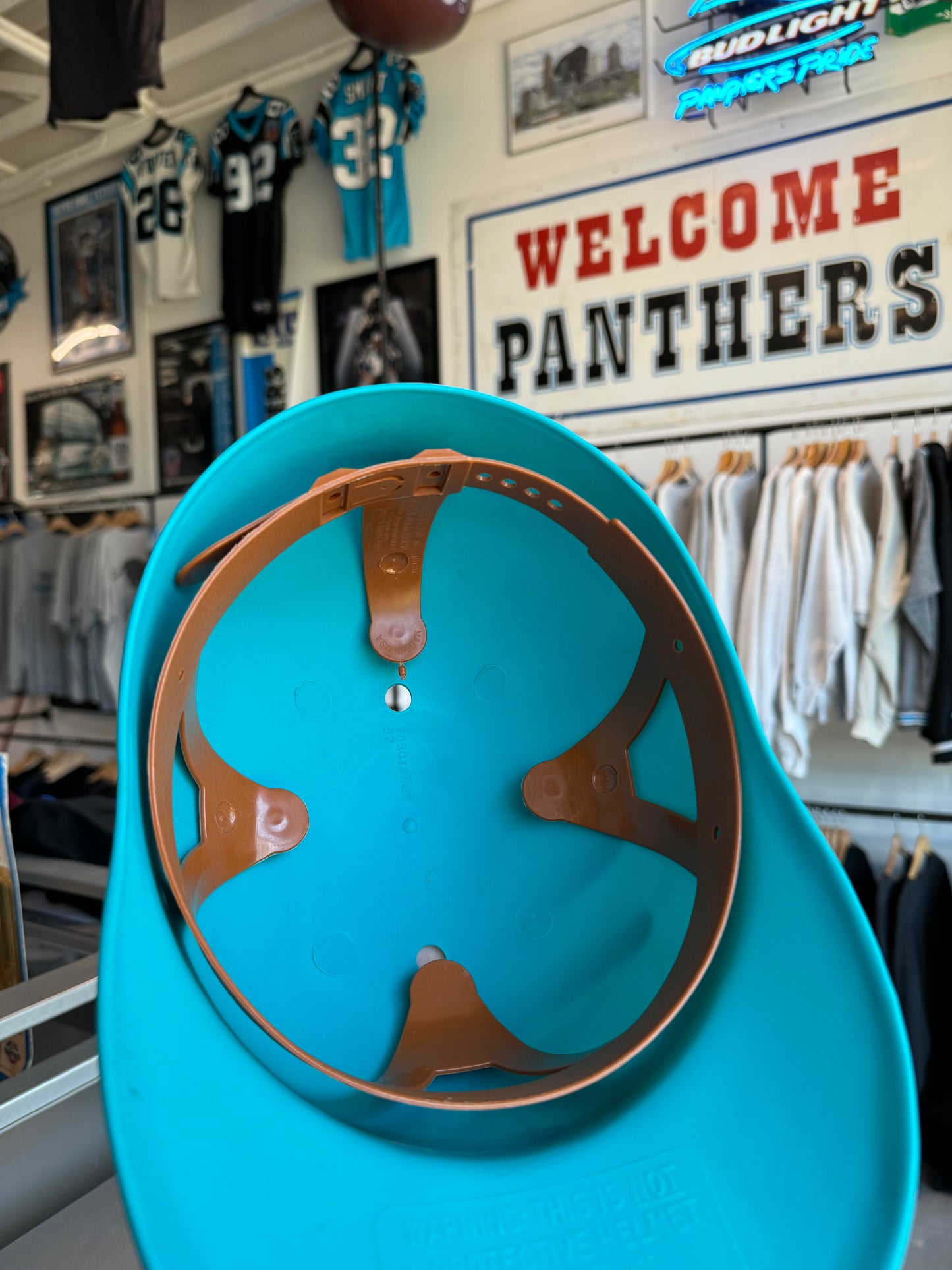 90’s Charlotte Knights Vintage Teal MiLB Minor League Baseball Plastic Batting Helmet (OSFA)