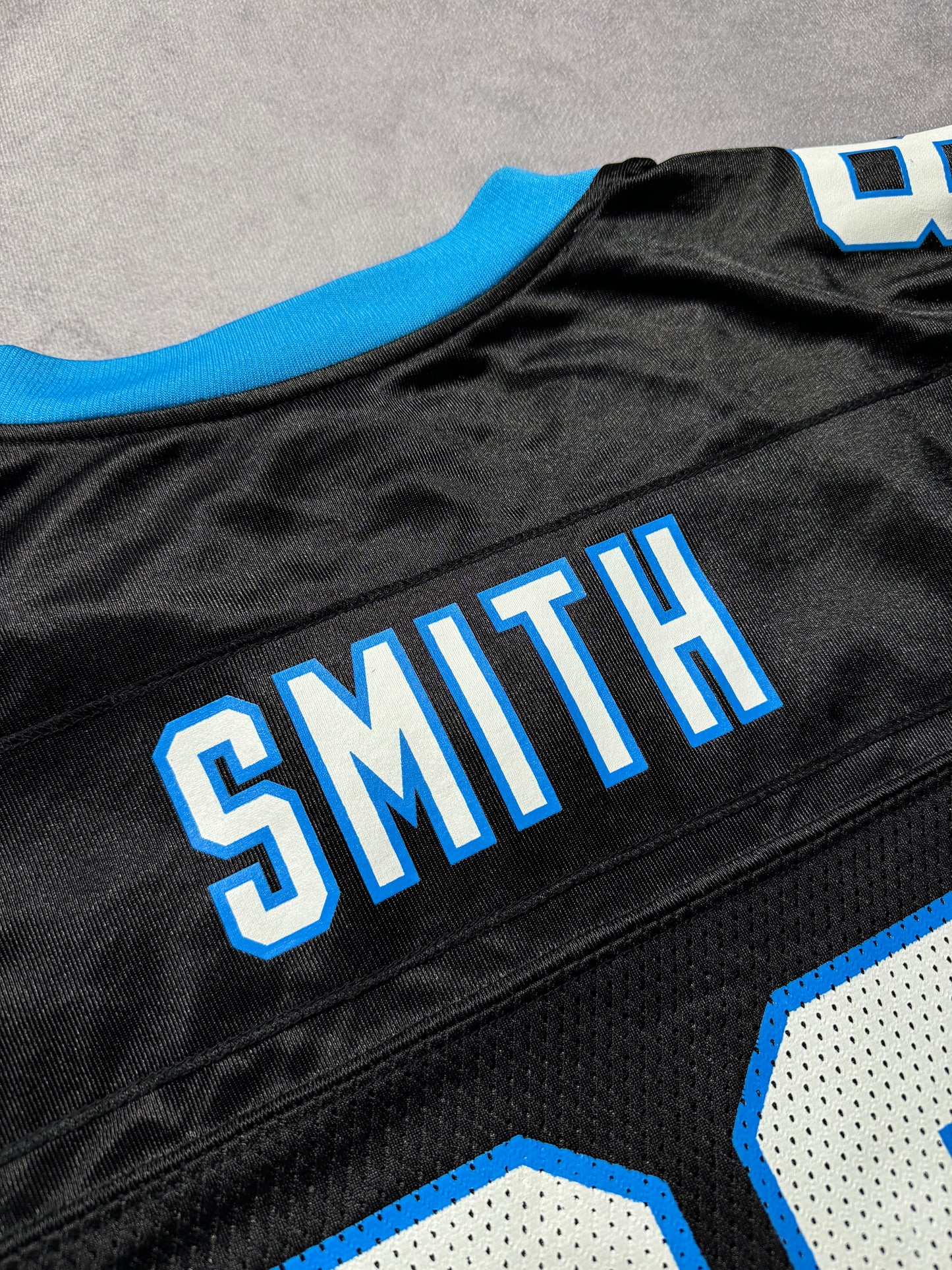 00’s Carolina Panthers Steve Smith Vintage Black Reebok NFL Jersey (XXL)