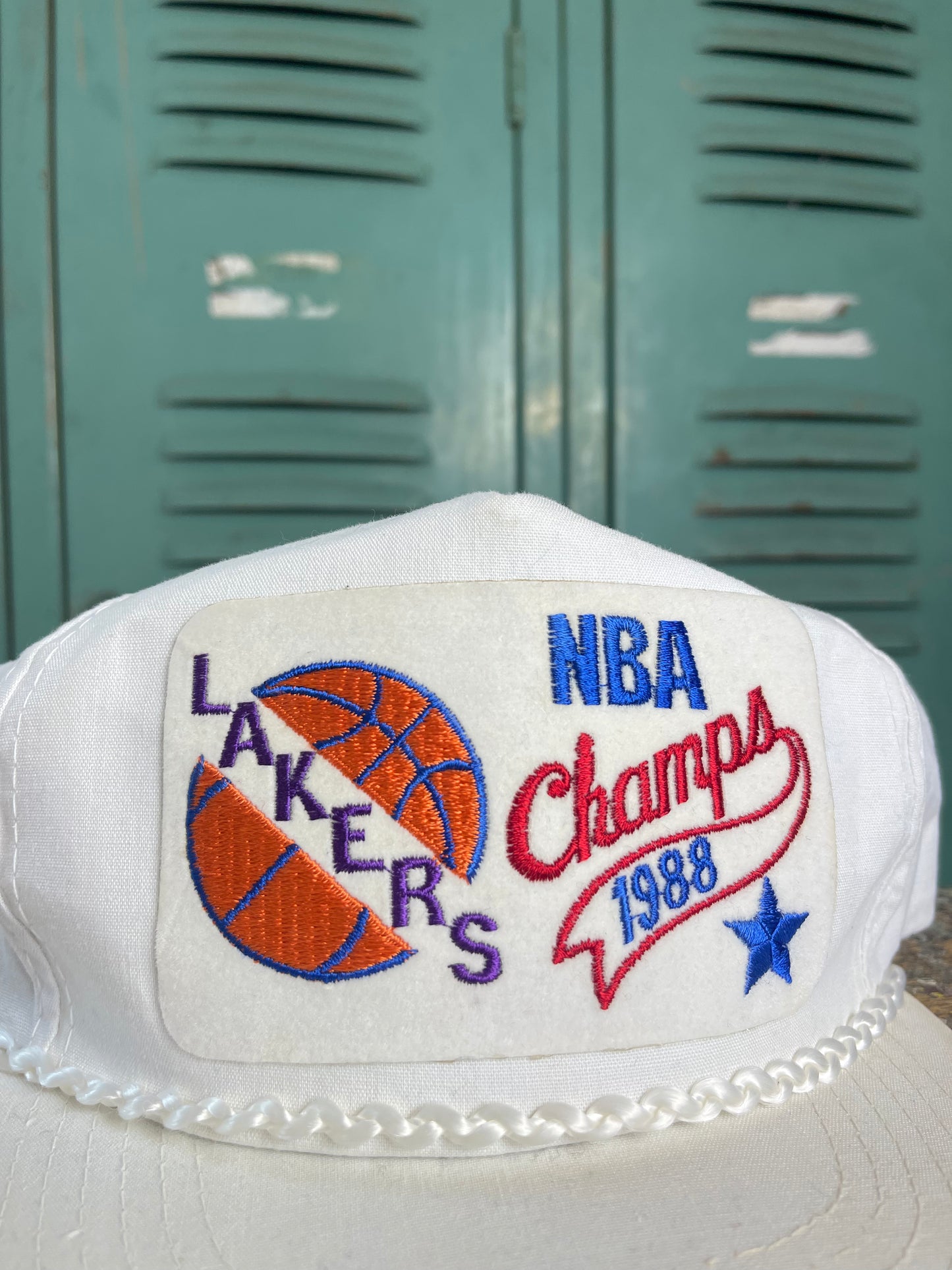 1988 Los Angeles Lakers Vintage NBA Finals Champions Rope Snapback Hat (OSFA)