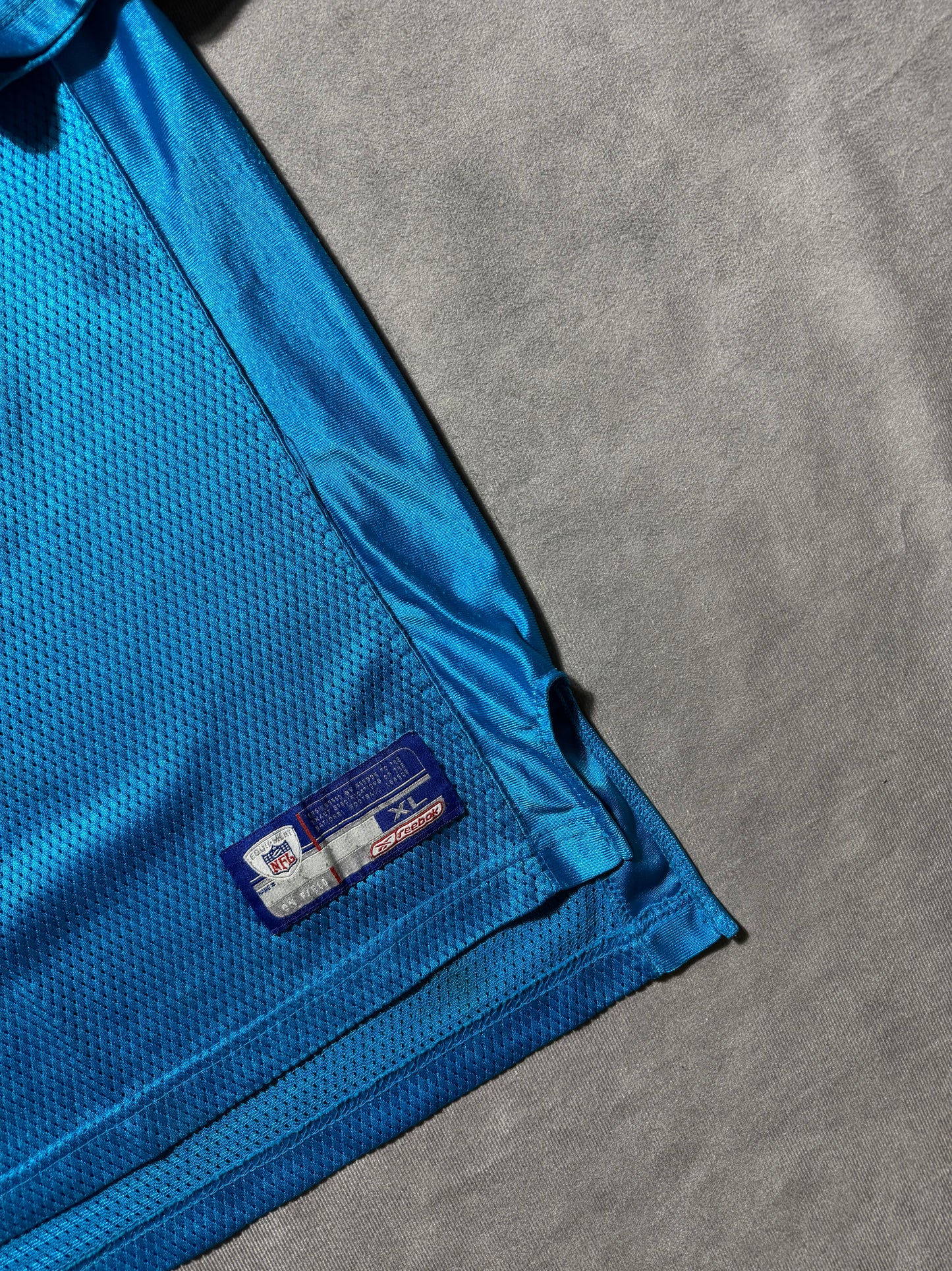 00’s Carolina Panthers Dan Morgan Vintage Alternate Blue Reebok NFL Jersey (Youth XL)