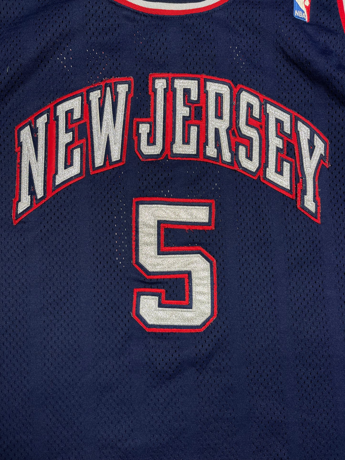 2005 New Jersey Nets Jason Kidd Vintage NBA Reebok Authentic Jersey (56/XXXL)