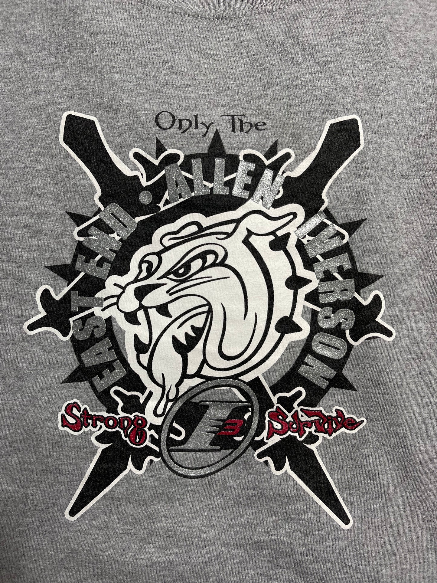 00’s Allen Iverson Reebok Only the Strong Survive Vintage NBA Tee (XL)