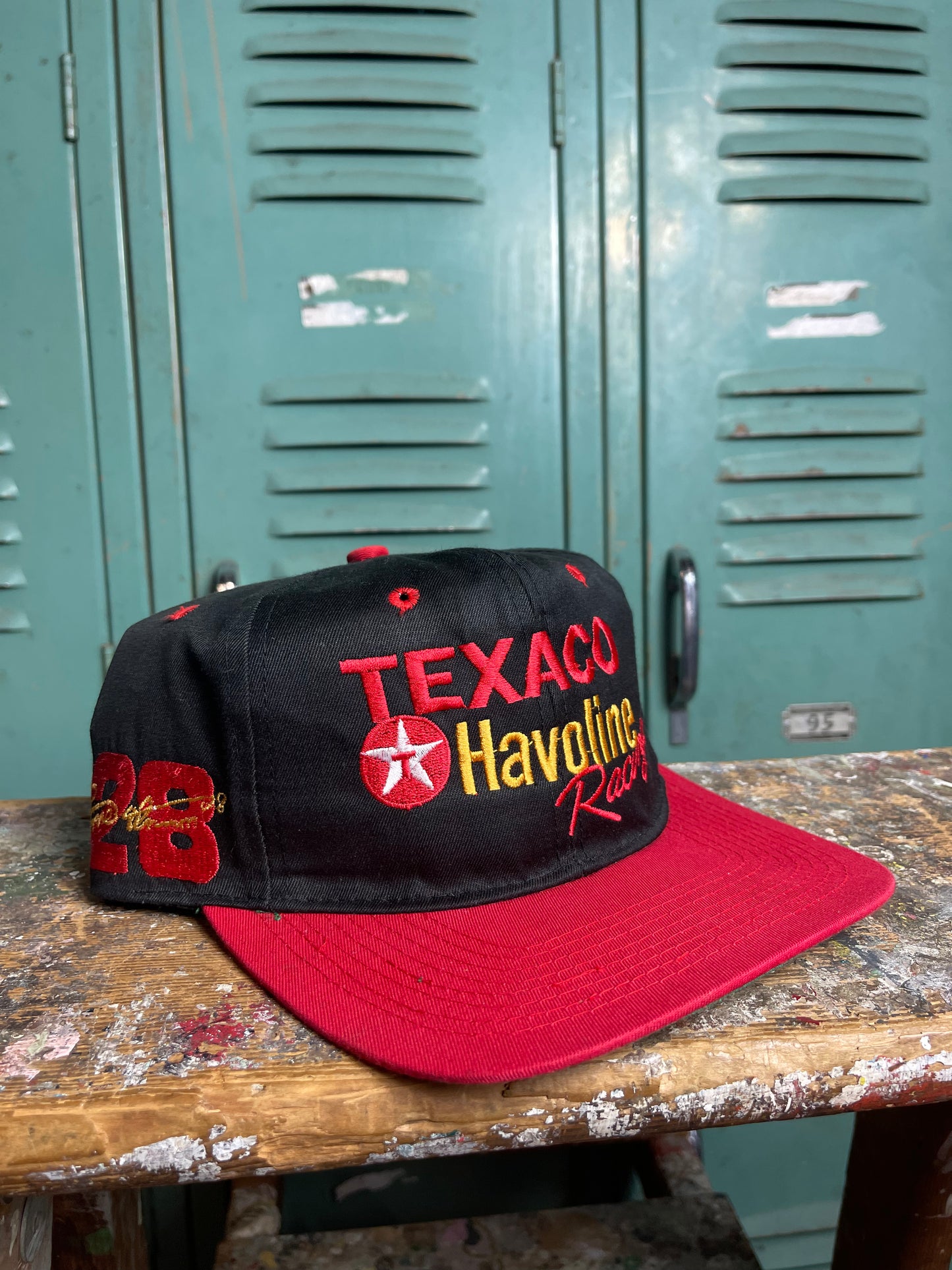 90’s Ernie Irvan Vintage Texaco Havoline Racing NASCAR Snapback Hat (OSFA)