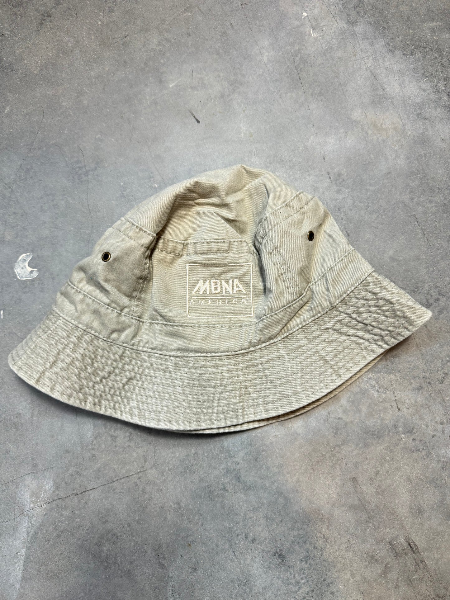 90’s Carolina Panthers Vintage Khaki Embroidered NFL Bucket Hat - Deadstock (OSFA)