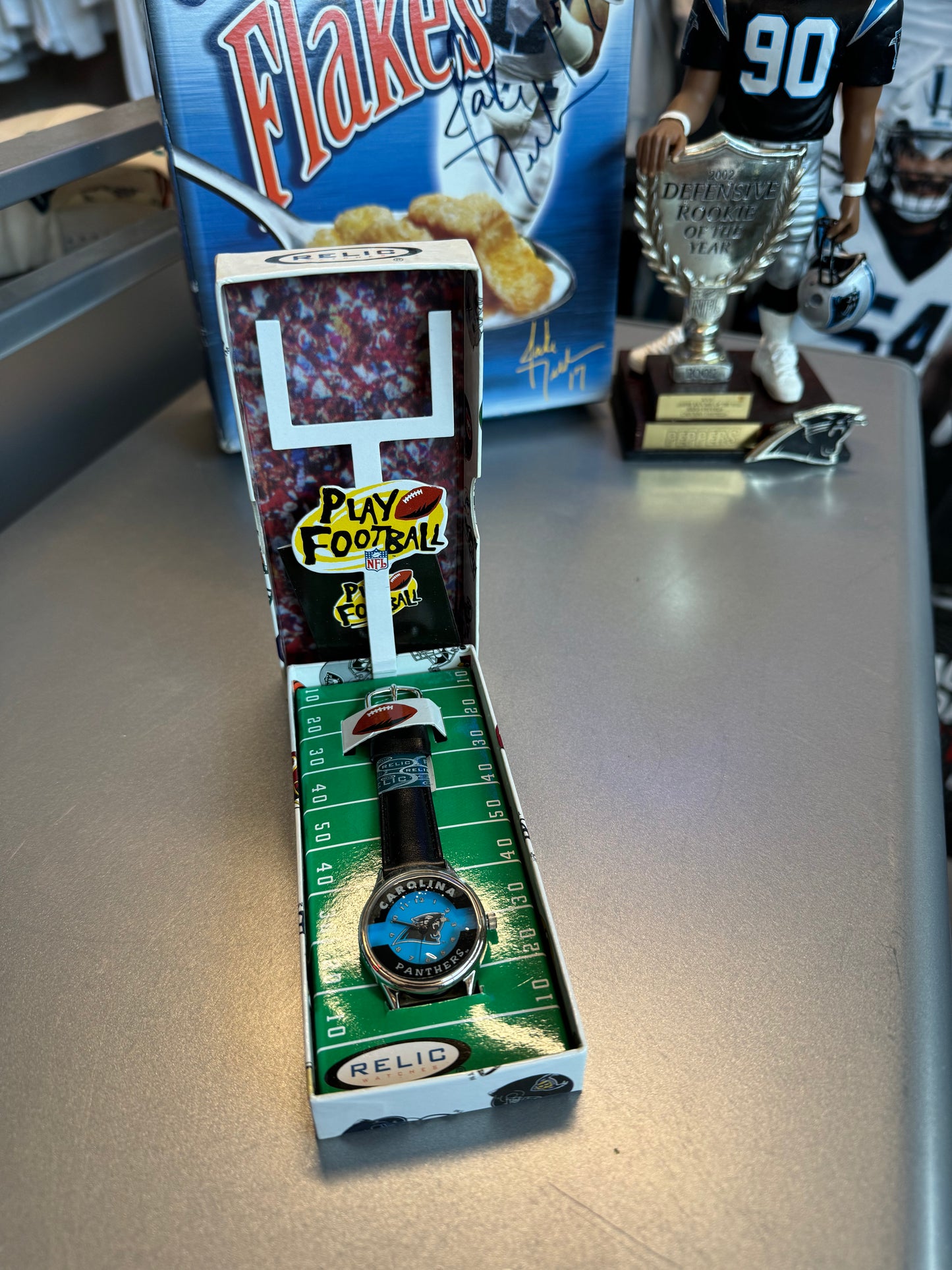 1996 Carolina Panthers Vintage NFL Game Day Watch - Brand New