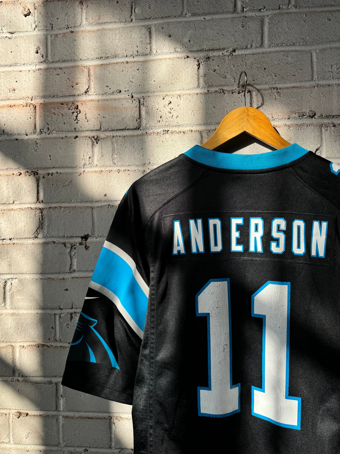 2020 Carolina Panthers Robbie Anderson Black Nike NFL Jersey (Medium)