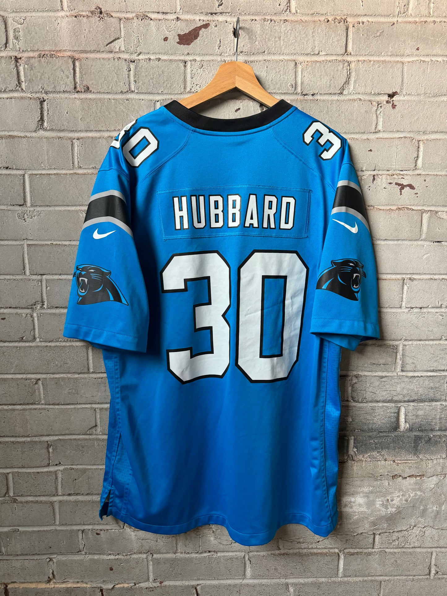 2023 Carolina Panthers Chuba Hubbard Blue Nike Game NFL Jersey (XL)