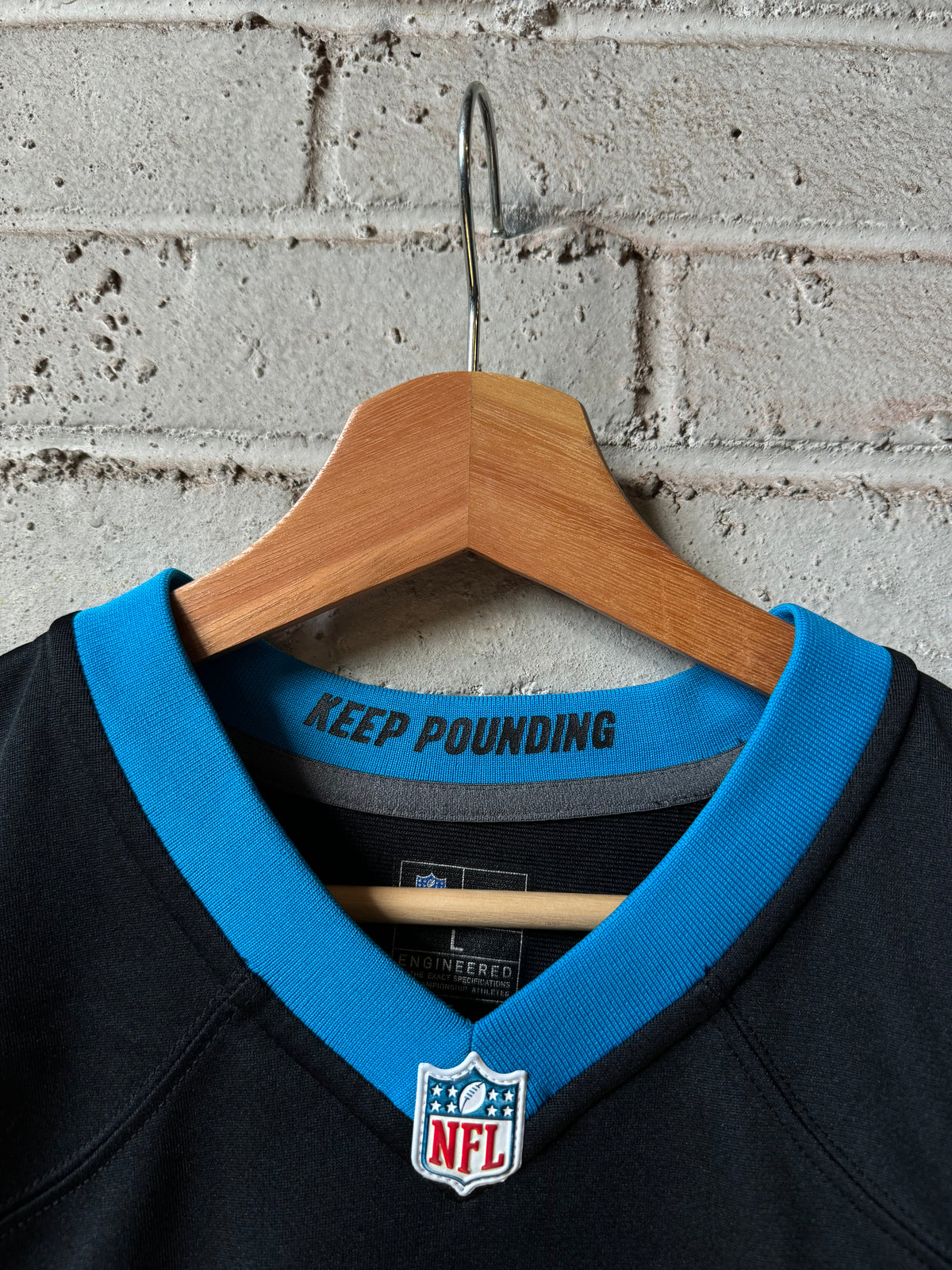 2025 Carolina Panthers Tetairoa McMillan Black Nike Game Jersey (Youth Large)