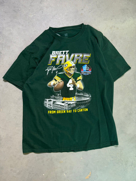 2016 Green Bay Packers Brett Favre NFL Hall of Fame Tee (Large)