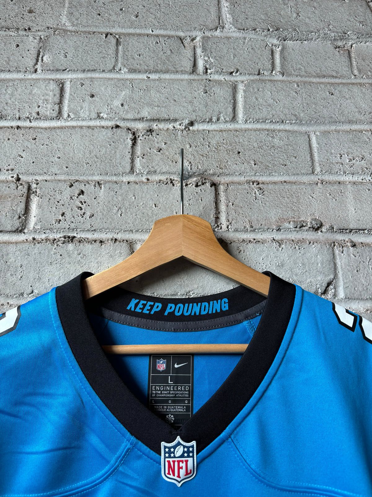 2022 Carolina Panthers D.J. Moore Alternate Blue Nike NFL Game Jersey (XL)