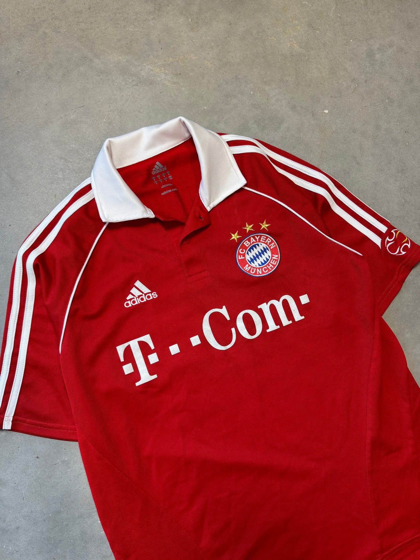 2005/2006 Bayern Munich Philipp Lahm Vintage Adidas Soccer Jersey (Medium)