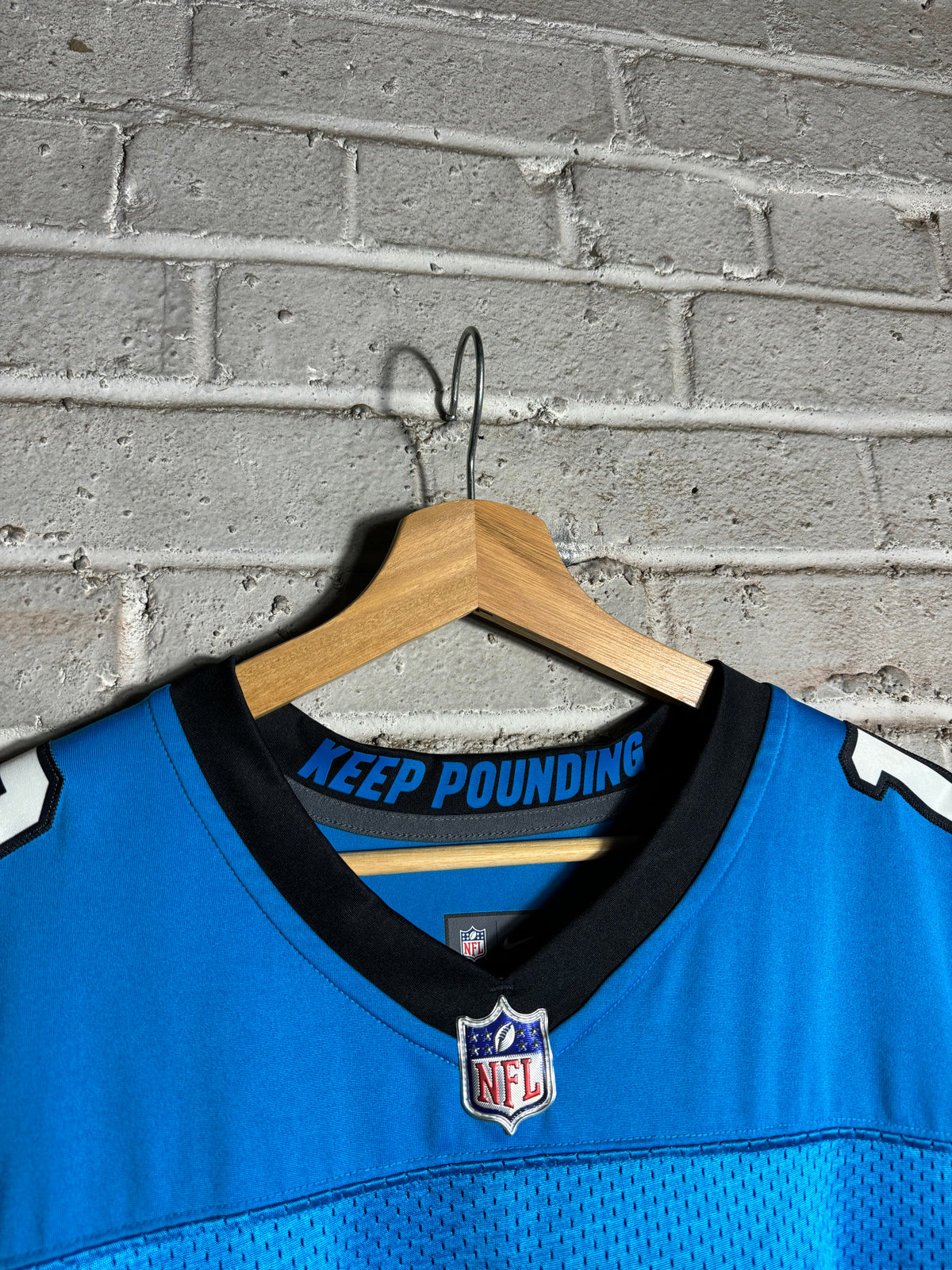 2017 Carolina Panthers Kelvin Benjamin Blue Alternate Nike Vapor Limited Stitched NFL Jersey (Large)