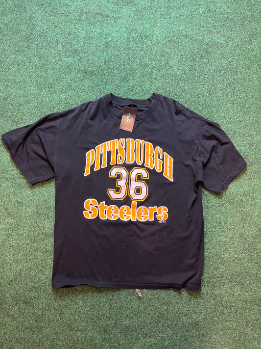 1999 Pittsburgh Steelers Jerome Bettis NFL Vintage Tee(XL)