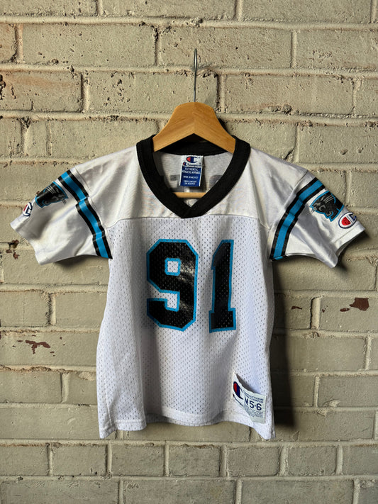 1996 Carolina Panthers Kevin Greene Vintage White Champion NFL Jersey (Youth Medium)