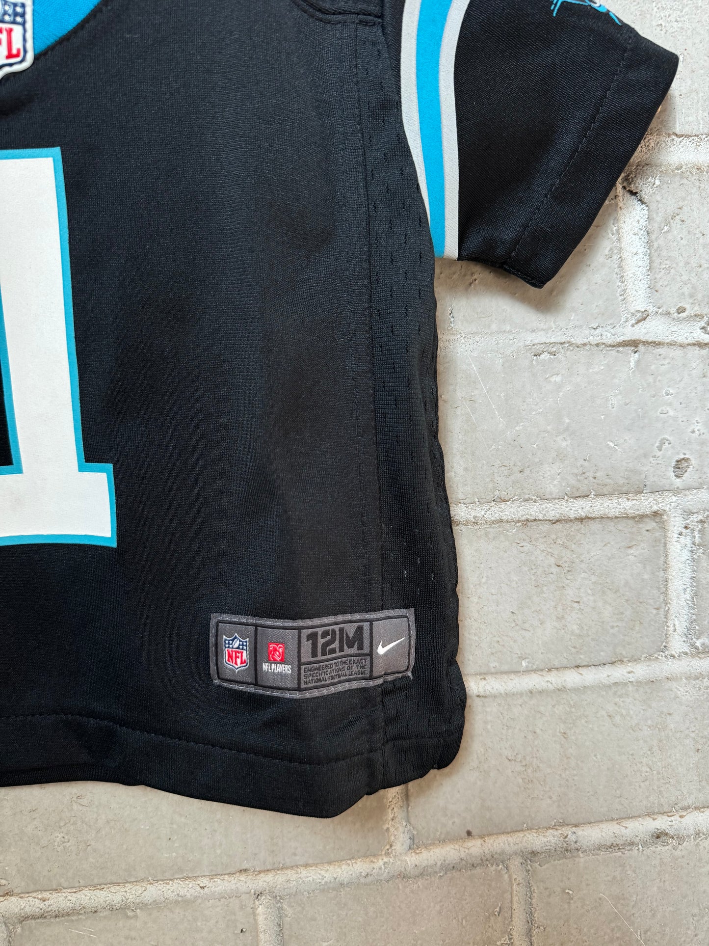 2012 Carolina Panthers Cam Newton Black Nike NFL Jersey (12M)