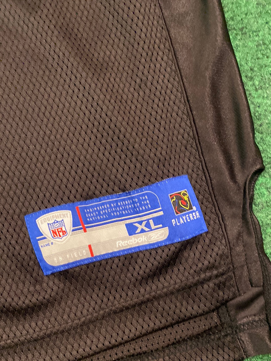 00s Ma’ake Kemoeatu Carolina Panthers Reebok NFL Equipment Jersey (XL)