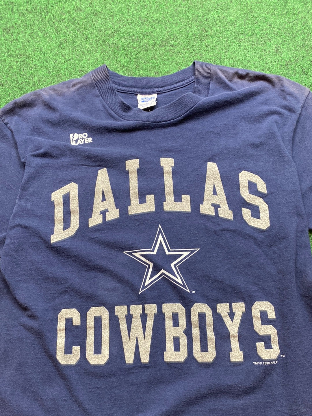 1996 Dallas Cowboys Pro Player NFL Arch Logo Vintage Tee (Large)