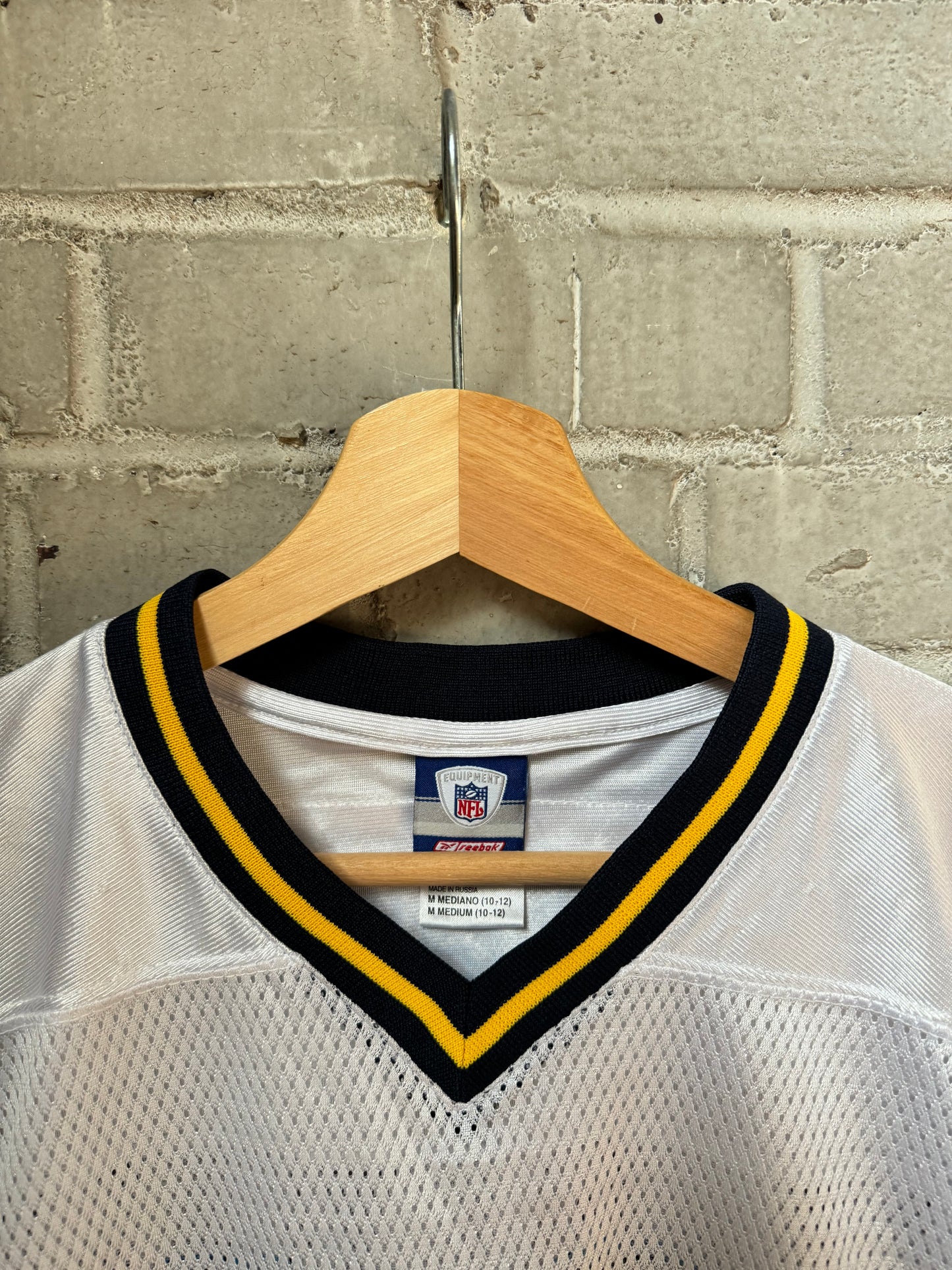 2004 Carolina Panthers Julius Peppers Vintage Reebok Super Bowl XXXVIII Cropped NFL Jersey (Youth Medium)