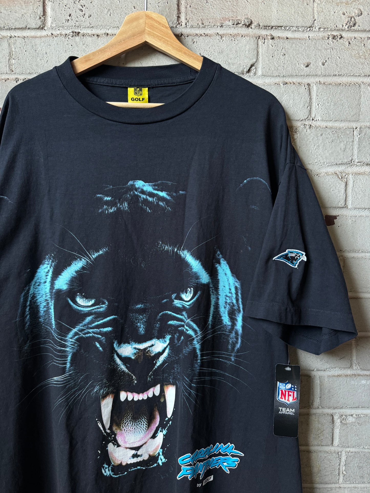 2024 Carolina Panthers x GOLF WANG x NFL Big Face Panther Tee - Deadstock (XL)