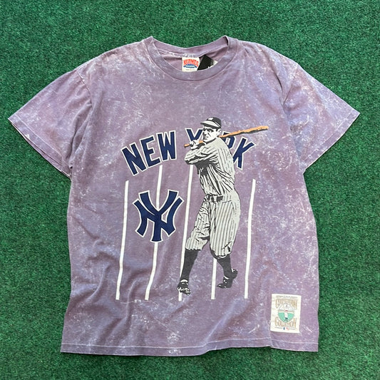 90’s New York Yankees Overdyed Vintage MLB Nutmeg Mills Tee (XL)
