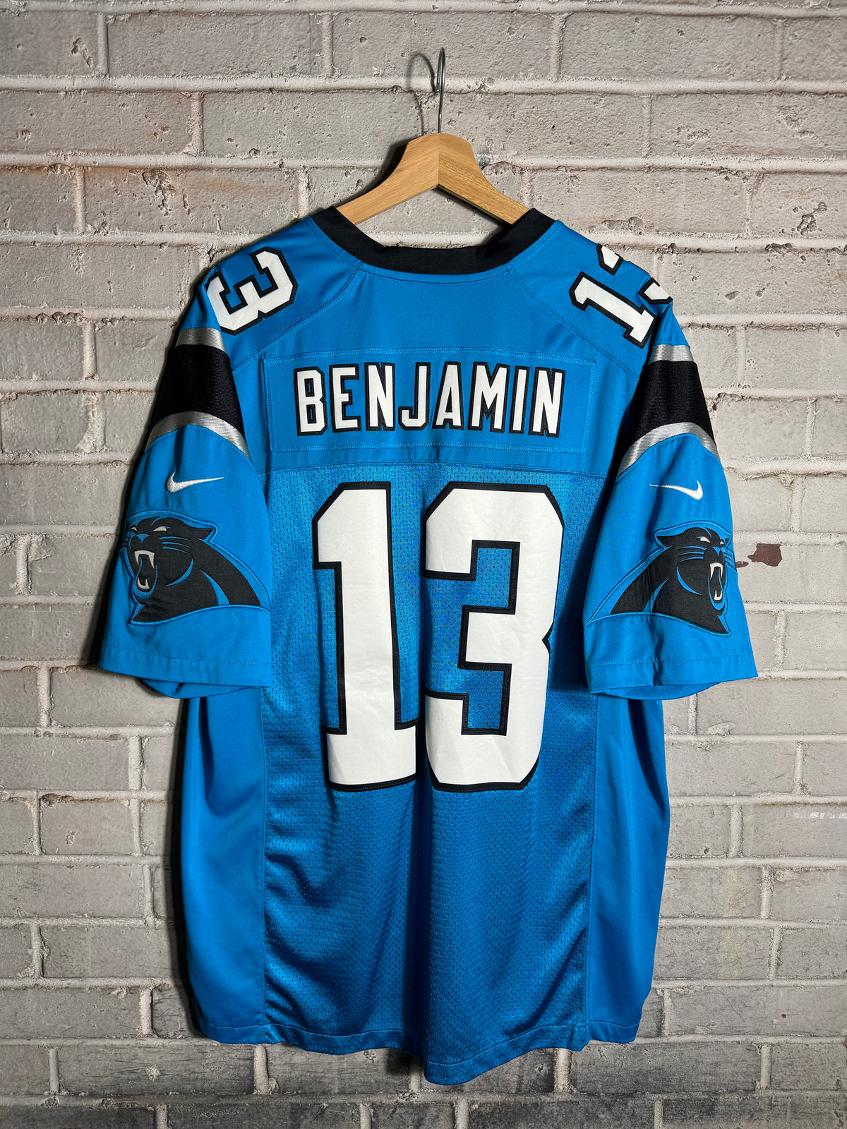 2017 Carolina Panthers Kelvin Benjamin Blue Alternate Nike Vapor Limited Stitched NFL Jersey (Large)