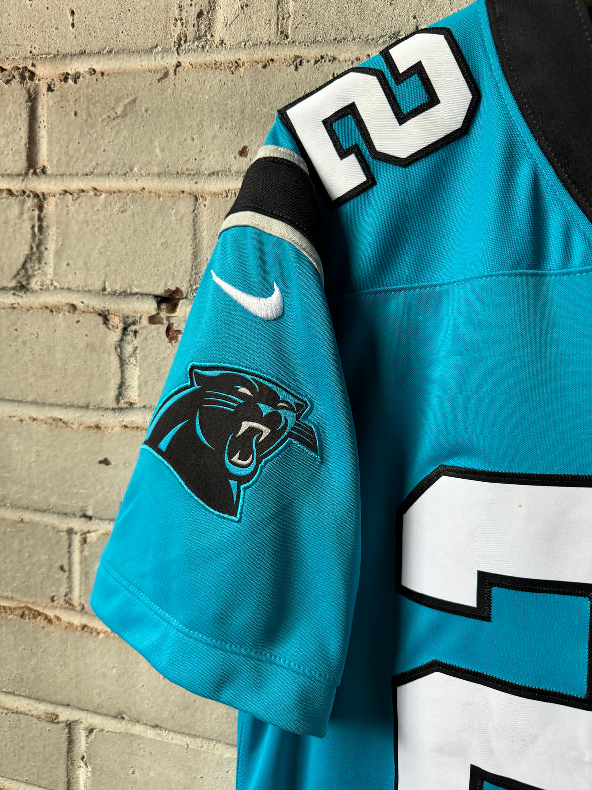 2022 Carolina Panthers Christian McCaffrey Blue Alternate Nike Vapor Limited Stitched NFL Jersey (Medium)