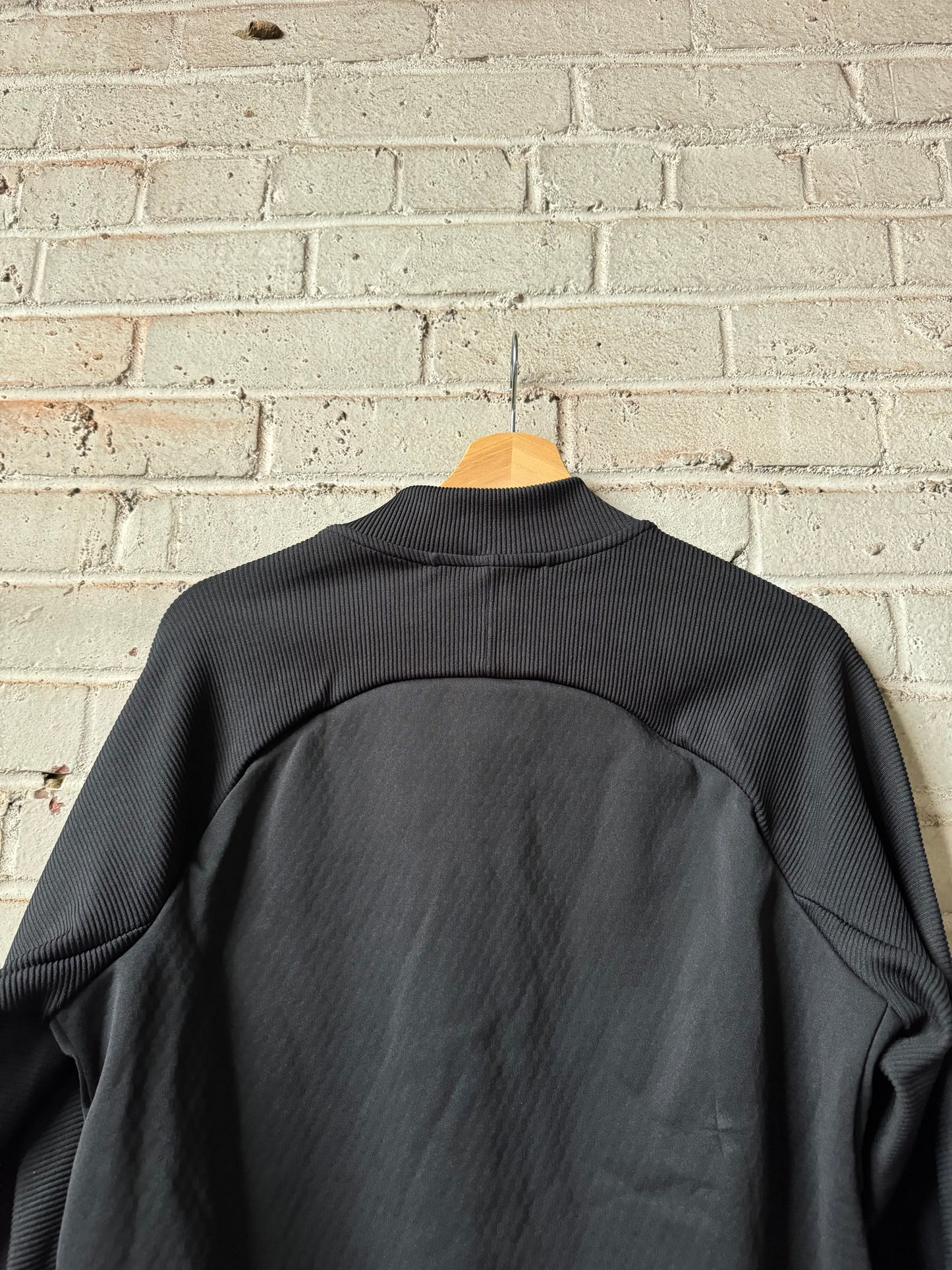 2017 Carolina Panthers Black Nike Thermafit Team Issued Sideline NFL Jacket - Deadstock (Medium)
