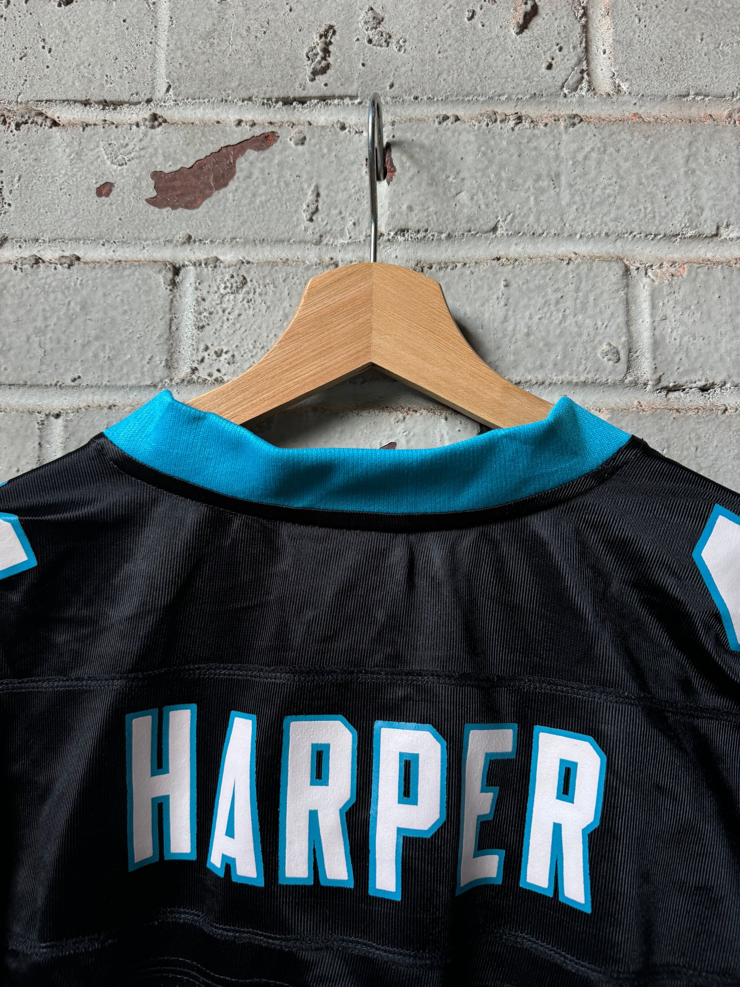 2015 Carolina Panthers Roman Harper Black NFL Jersey (Medium)